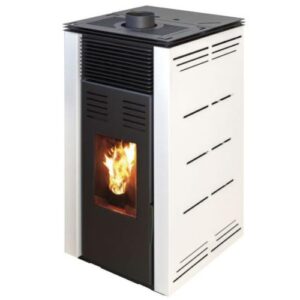 Joima – Stufa a pellet Joima Natur Style da 8 kW. Funziona senza elettricità.